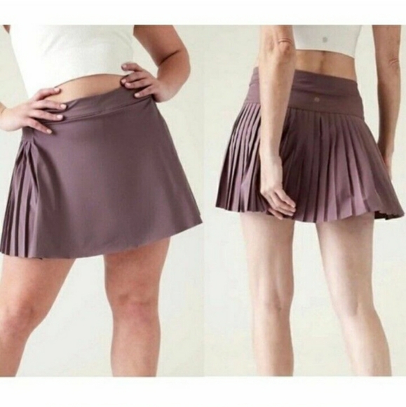 Athleta Dresses & Skirts - Athleta Advantage Skort size medium pleated purple